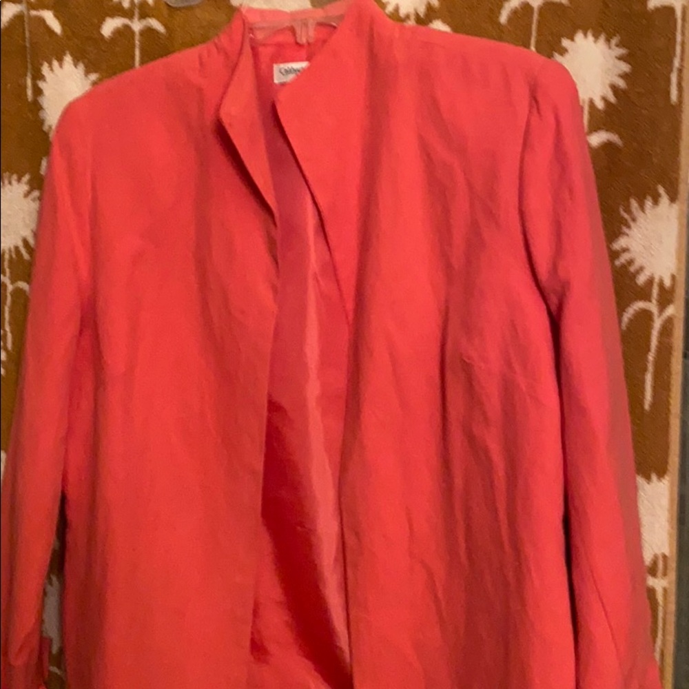 Colldwater creek silk and linen jacket/blazer